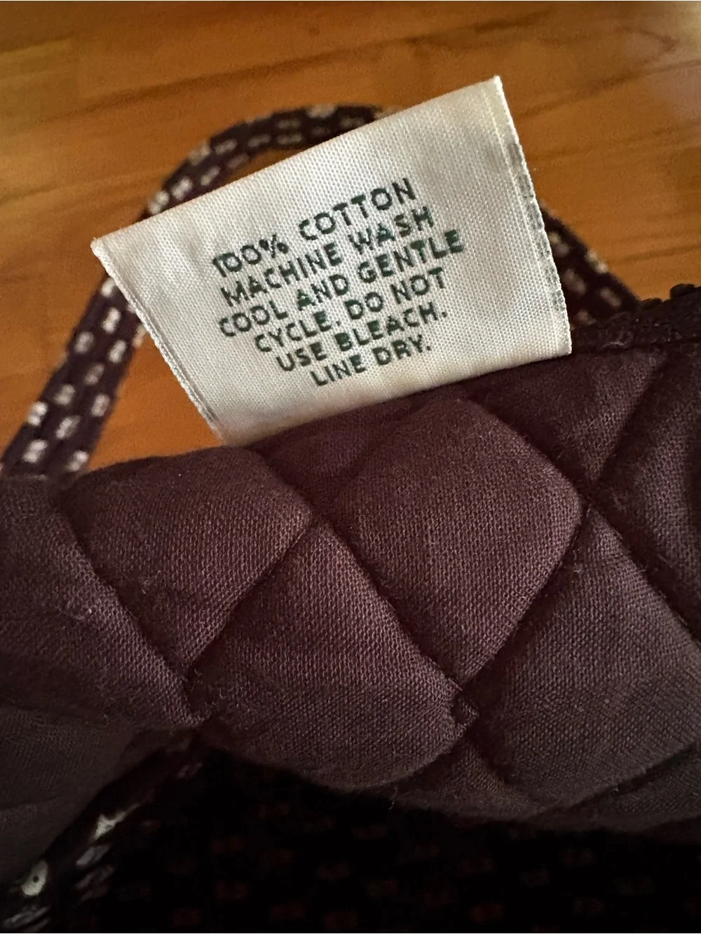 Y2K Vera Bradley Black and Brown Quilted Tote with Zebras